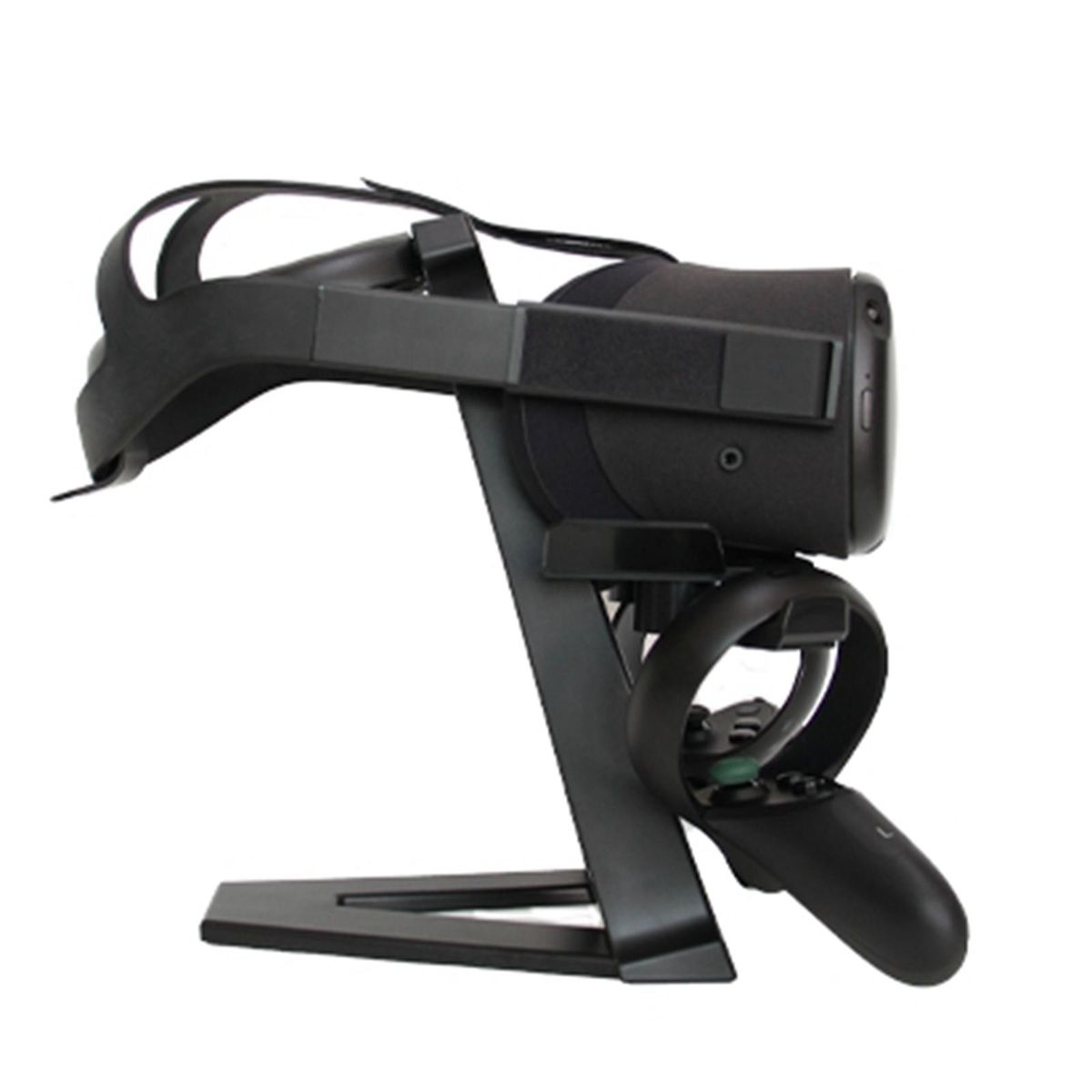 VR Stand Headset Controllers Holder Station For   Quest GO HTC Black