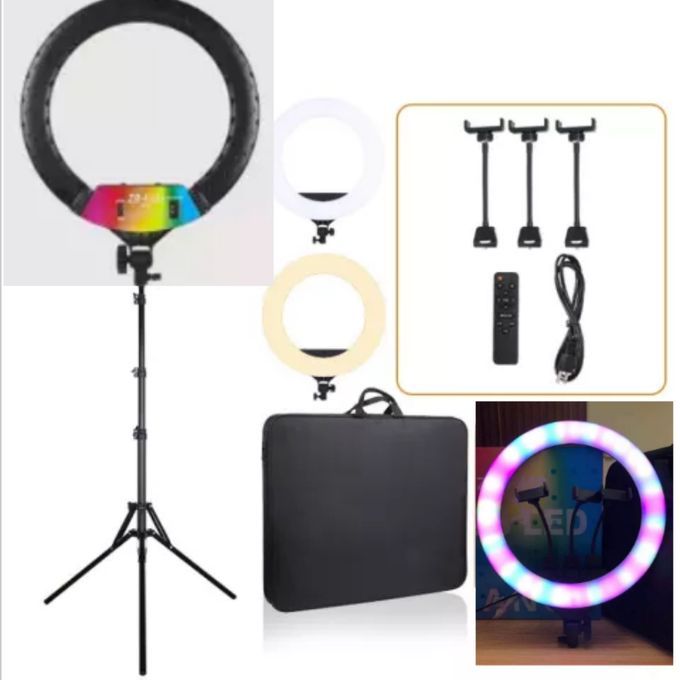 18 Inch RGB Selfie Video Ring Light - 18Inch Rgb Ring Light