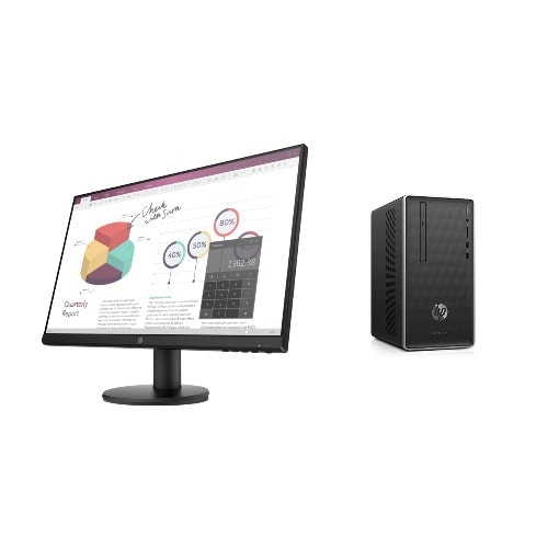Pavilion 590 Pc- 8th Gen Intel® Core™ I3 8 GB RAM - 1TB HDD - Dvd + Hp 24 Monitor - Win 10