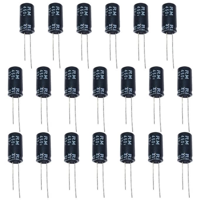 20x Aluminum Electrolytic Capacitor Polarized  Tube