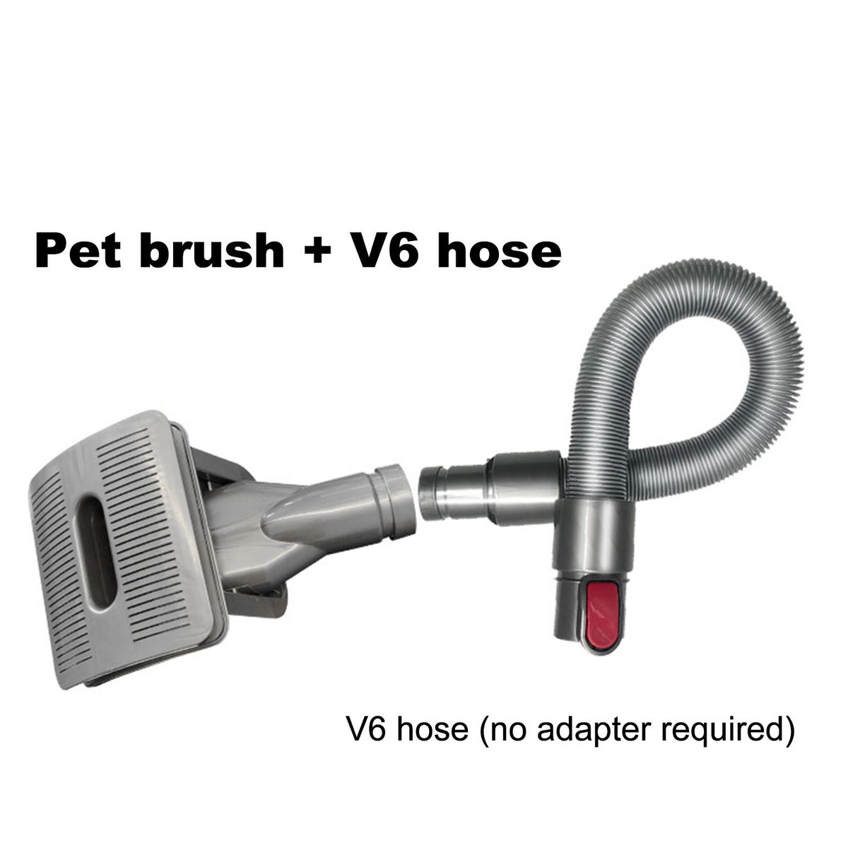 Vacuum Cleaner Adapter Attachment Accessory Pet Brush Hose Converter Connector Tool for Dyson V6/7/8/10/11
