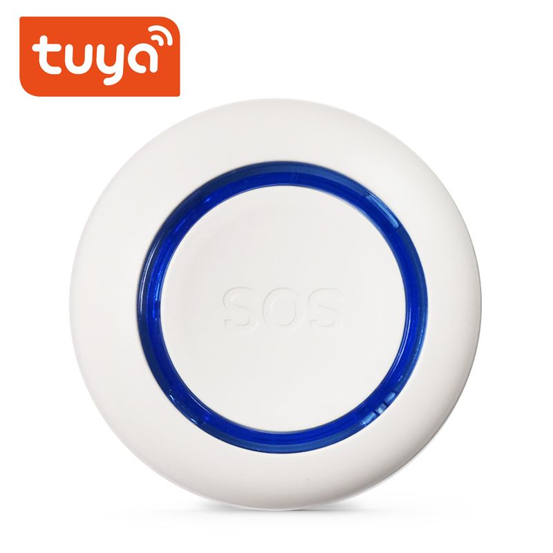 SOS Button Home Senspr TUYA Sos Button Burglar Button SOS Emergency Wireless Sensor WiFi Alarm 2.4G Panic SOS Alarm