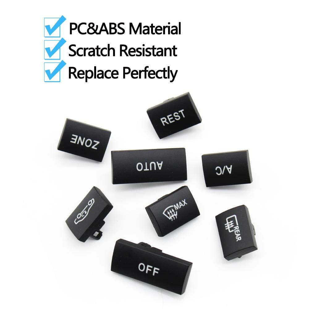 Car AC Button Heater Air conditioner Switch Cover Climate Control Caps For BENZ E Class W212 W207 E200 E260 E300 E350