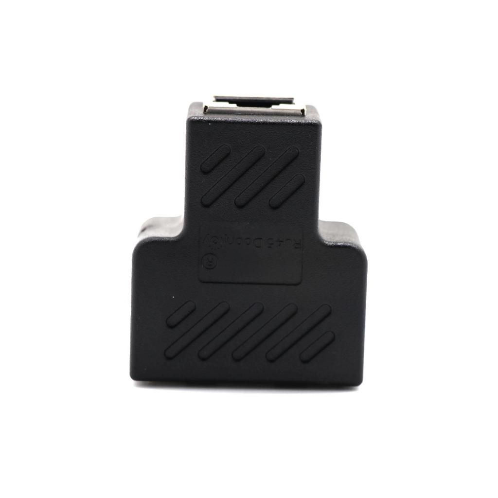 Splitter Adapter 1 To 2 Ways Dual Female Port CAT 6 LAN Ethernet Cable