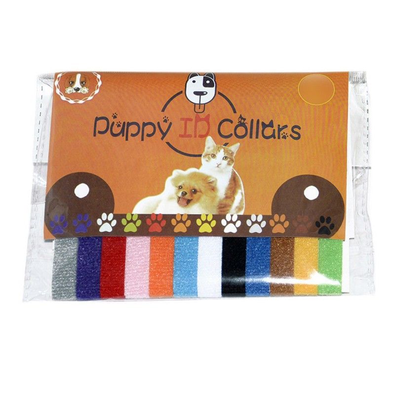 12 15 Pcs Pack Identification ID Collars Bands Whelp Puppy