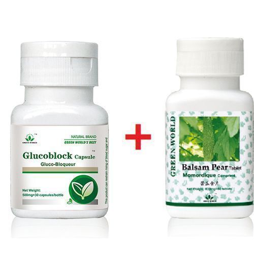 Diabetes Pack ( Glucoblock Capsule + Balsam Pear Tablet)