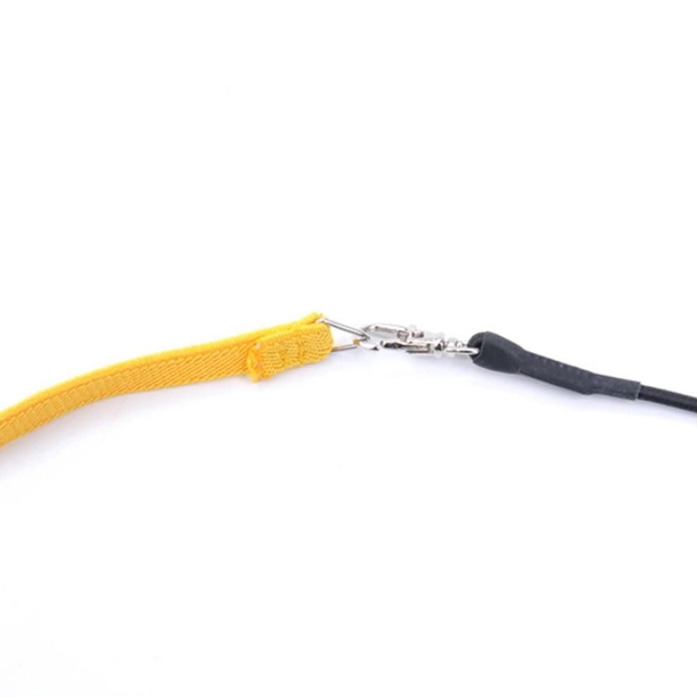 Yellow Parrot Bird Leash Outdoor Adjustable Harness Training Rope Anti Bite Flying Band Soft Comfortable Parrot Leash