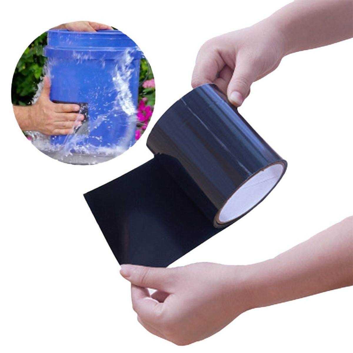 Waterproof Tape, PVC Leak Repair Self Adhesive Tape 150x10CM, Emergency Fixation Tool Pipe Plumbing And Water Pipe Leakage, Electric Cables