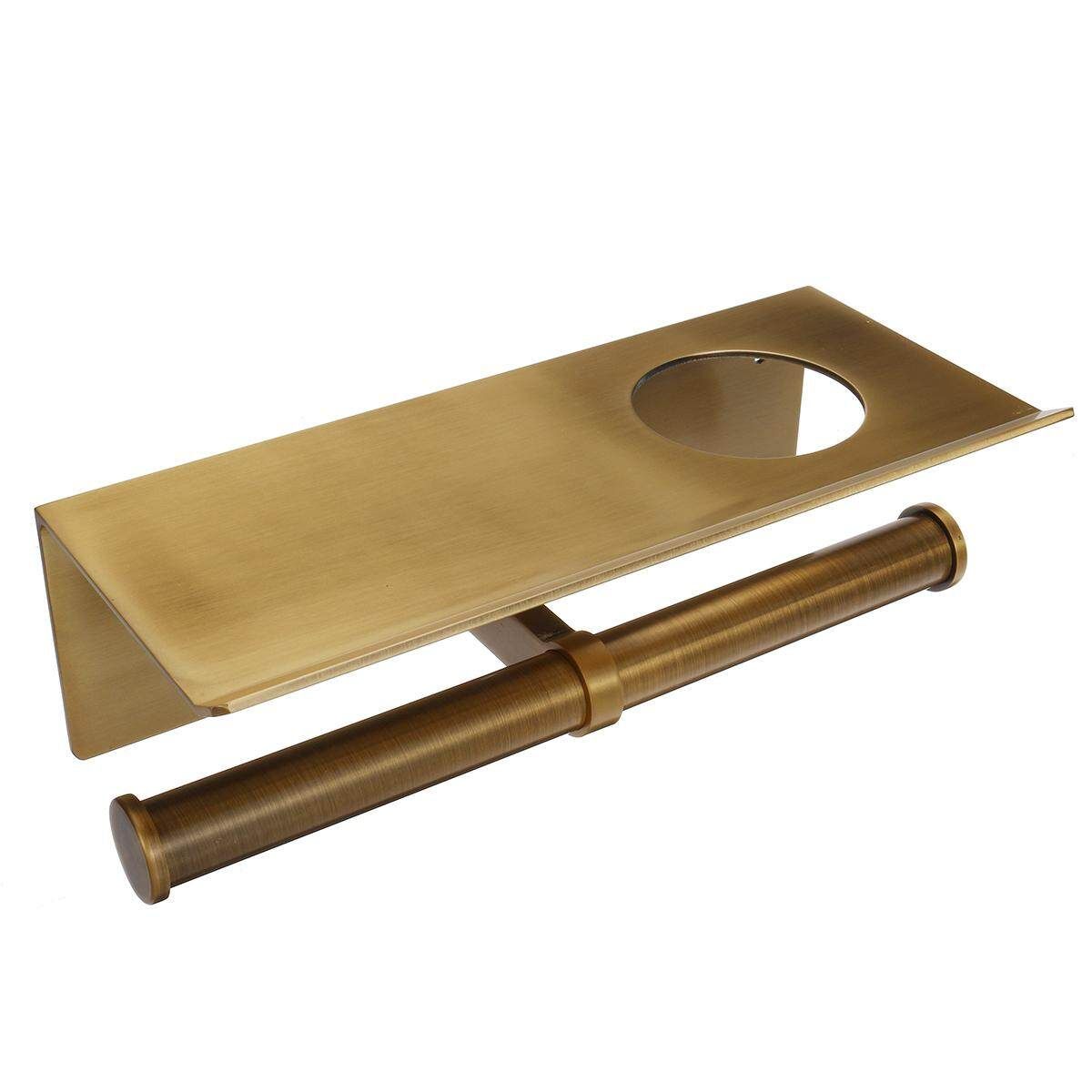Toilet Roll Paper Tissue Holder Ashtray Wall Mounted Stand Storage Bathroom Home Antique Copper