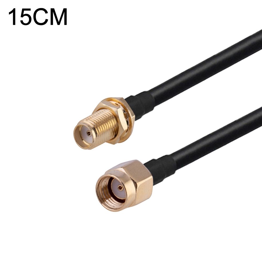 RP-SMA Male To SMA Female 15cm RG174 Adapter