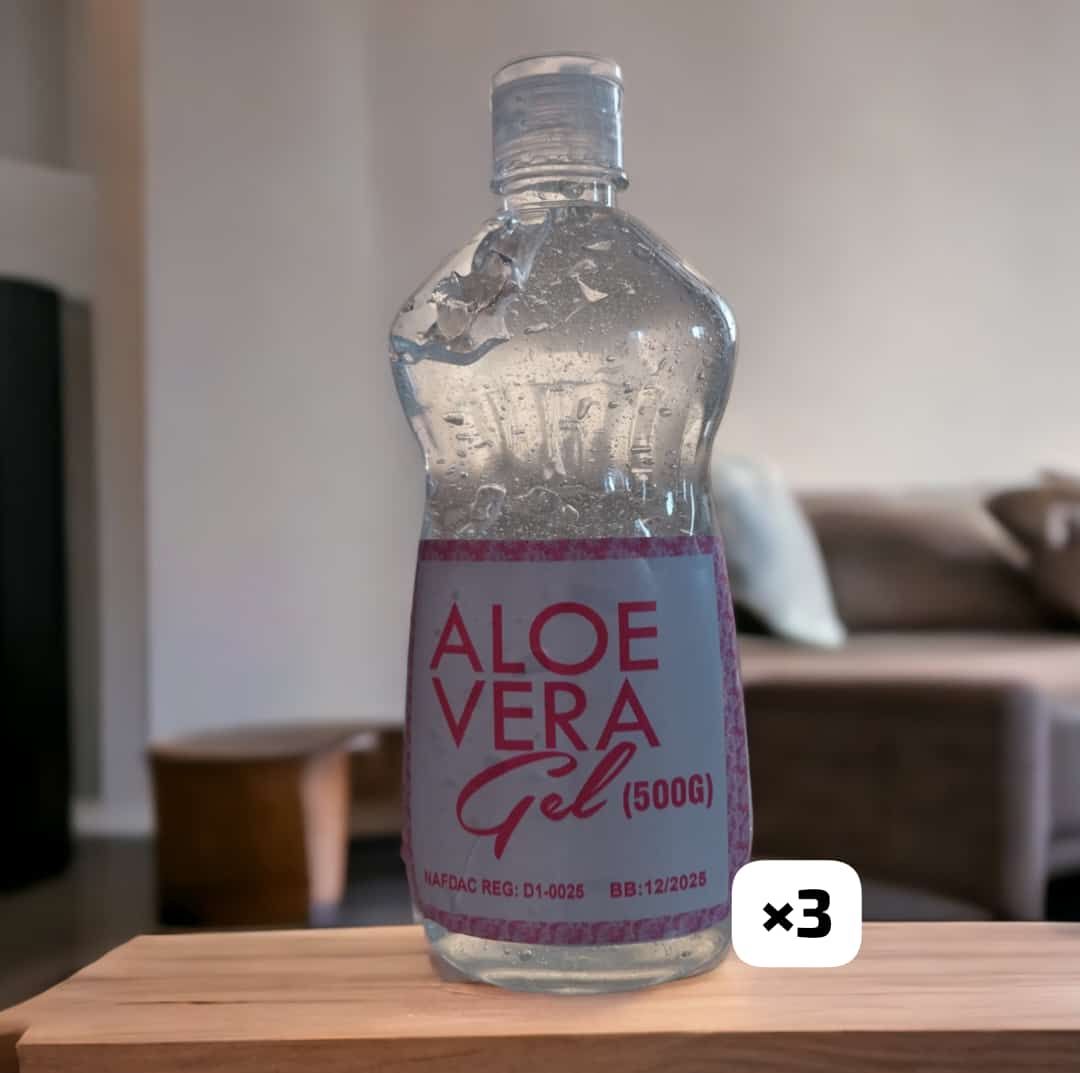 Aloe Vera 100% Gel For Sunburn & Irritated Skin -500mlX3