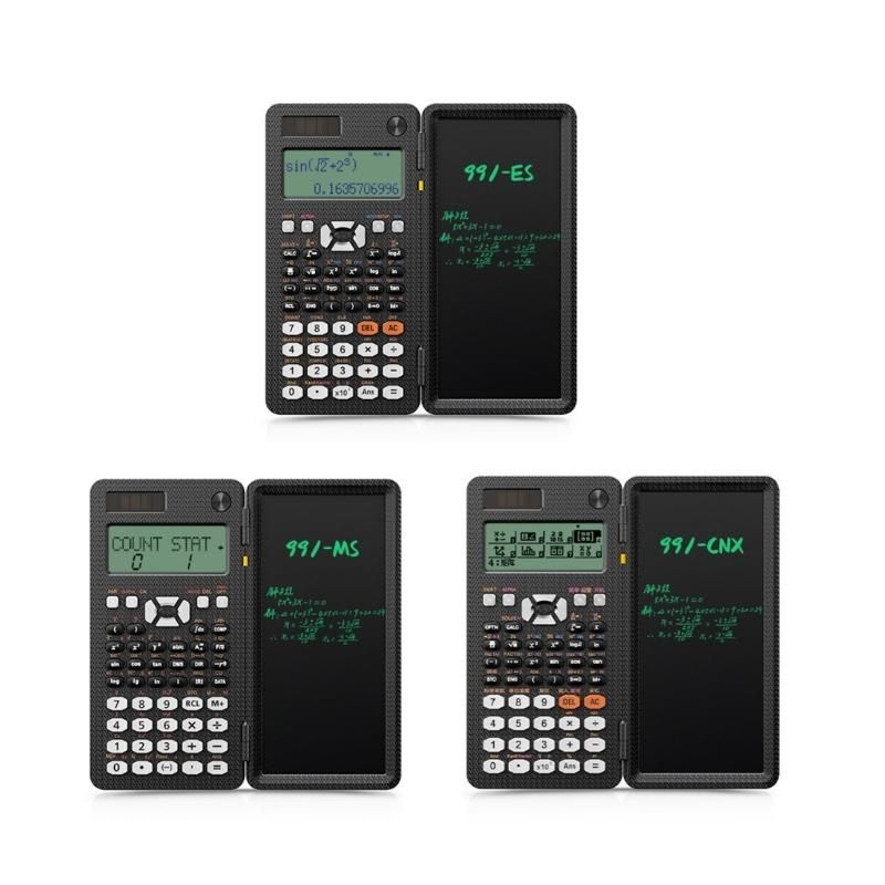 Scienticfic Calculator Notepad With 6.5inch LCD Writing Tablet Pad and Pen Students Writing Tablet 991MS 991CNX 991ES
