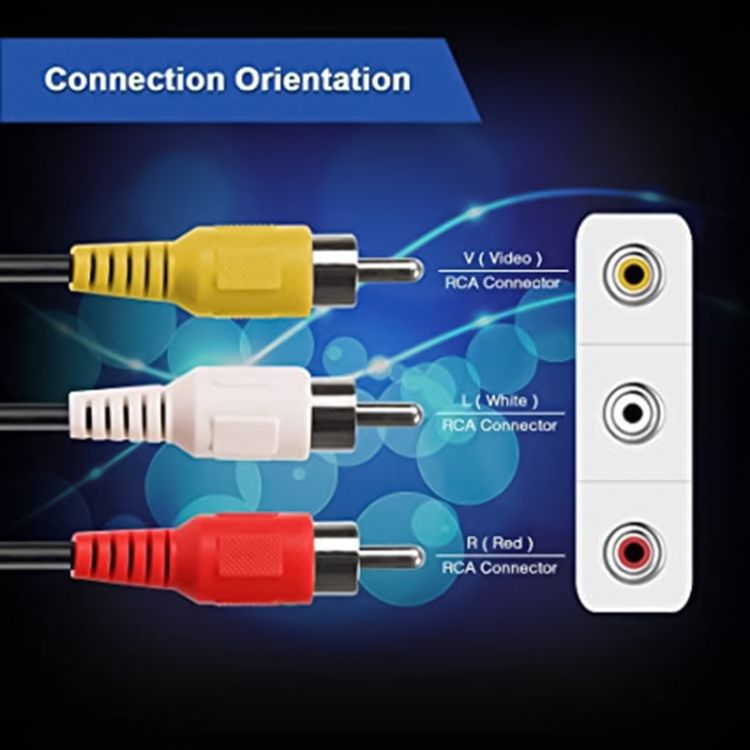3.5mm Male Stereo Jack To 3 Male Plugs Cable, Length: 75cm