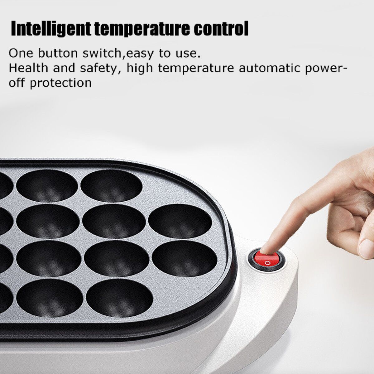 220V 600W 20 Hole Electric Takoyaki Grill Pan Home Household Octopus Meat Ball Maker Plate Breakfast