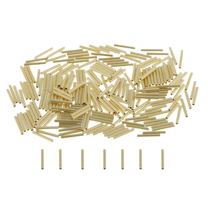 200pcs Single Barrel Crimping Sleeves 100% Copper Tube Connector