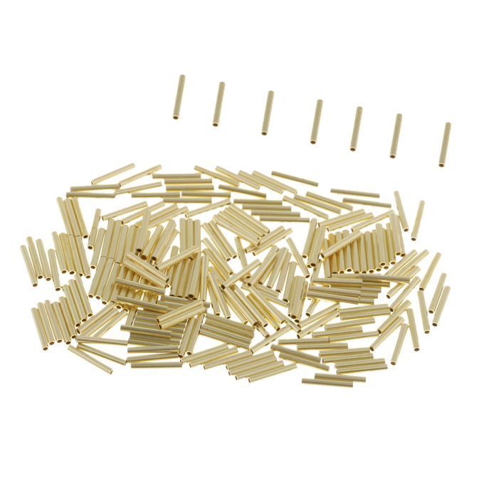 200pcs Single Barrel Crimping Sleeves 100% Copper Tube Connector