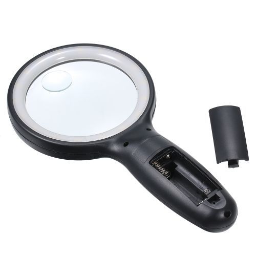 Tomshine DC4.5V 1W 18 LED Handhold Magnifying Lamp 5X/15X