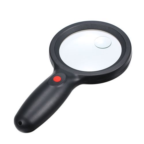 Tomshine DC4.5V 1W 18 LED Handhold Magnifying Lamp 5X/15X