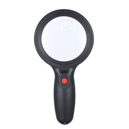 Tomshine DC4.5V 1W 18 LED Handhold Magnifying Lamp 5X/15X