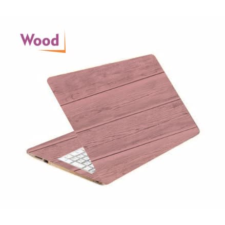 Rosegold Wood Skin Case For Laptop