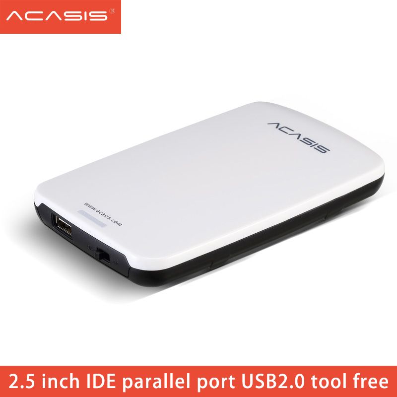 Acasis 2.5 Inch USB 2.0 To IDE  HDD External Hard Drive 1TB 500GB 320GB 250GB Portable Disk Storage  On Sale