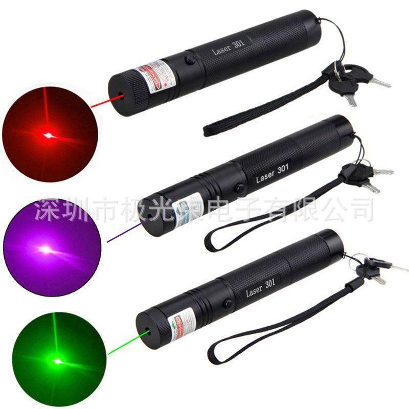 red green blue purple flashlight pointer pen