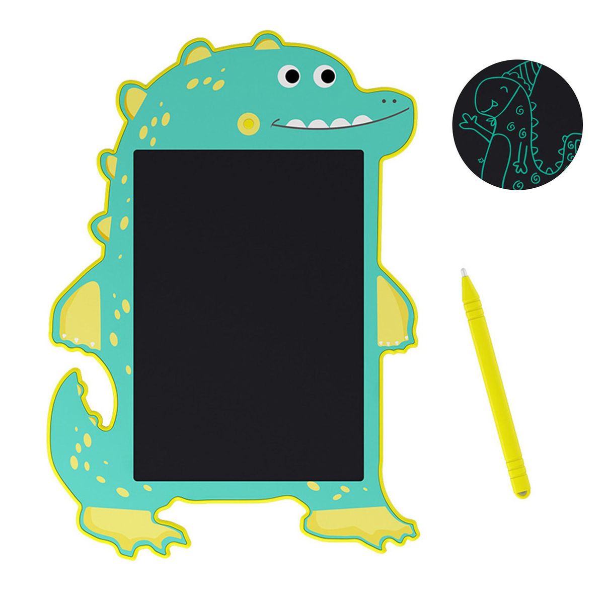 Childrens Board 8.5 Inch LCD Screen Doodle Board Green