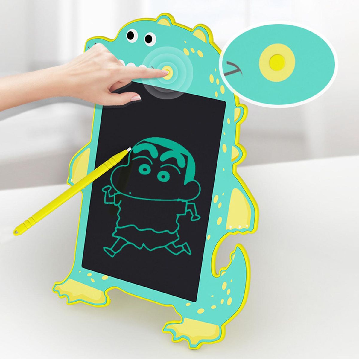 Childrens Board 8.5 Inch LCD Screen Doodle Board Green