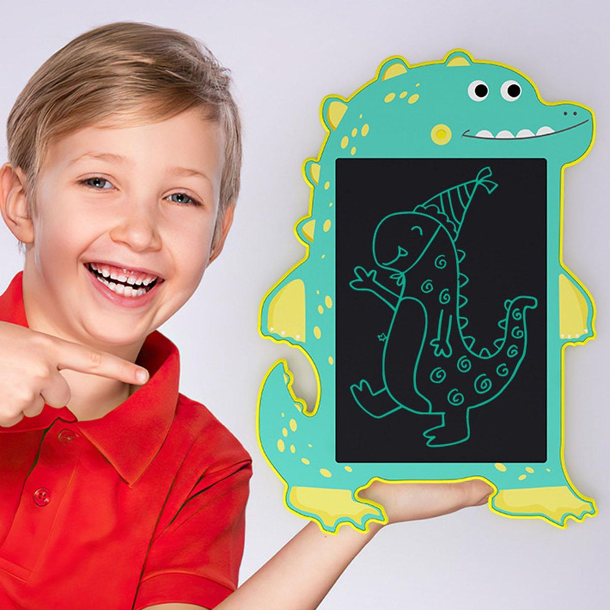 Childrens Board 8.5 Inch LCD Screen Doodle Board Green