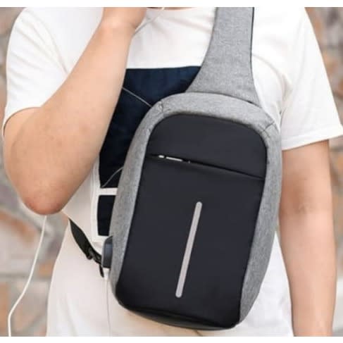 Antitheft Shoulder Bag/chest Bag With Usb Charging Port