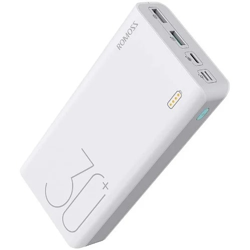 30000mAh Power Bank Sense 8+ - 18w Pd Usb C Portable Charger With 3 Outputs & 3 Input