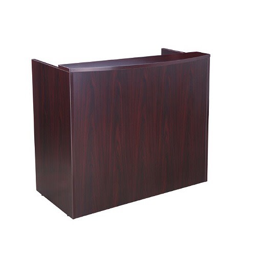 Rectangular Reception Desk- Mahogany