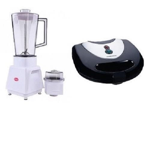 2-In-1 Blender + 2 Slice Sandwich Maker