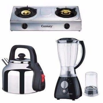 Super Bundle - Table Top Gas Cooker + Blender & Electric Kettle