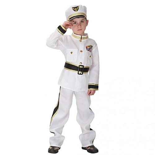 Kids Navy Sailor Dress Up Costume - Full Set