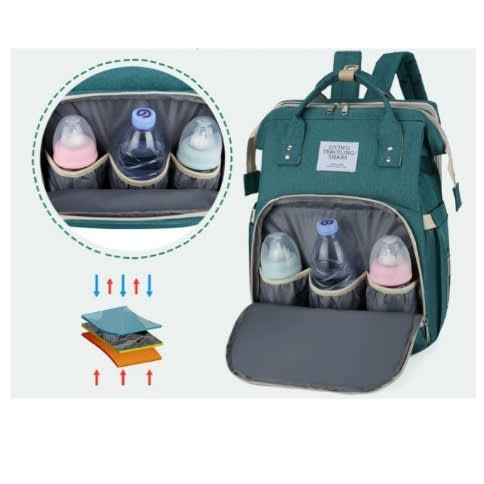 Multi-purpose Baby Diaper Bag With Bed
