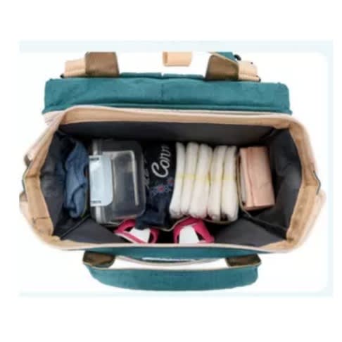 Multi-purpose Baby Diaper Bag With Bed