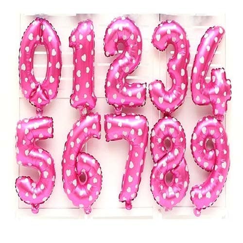 32 Inches Foil Balloons Numbers 0-9