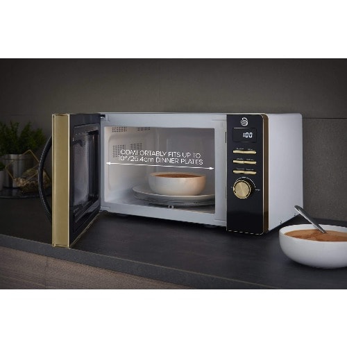 Gatsby  Digital Microwave - 23L - 800W  - Black & Gold
