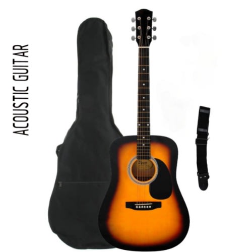 Acoustic Box Guitar 38'' With Bag And Strap