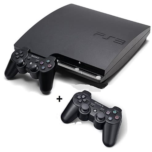 PS3 Slim 320GB + 2 Pads & 20 Games Inclusive