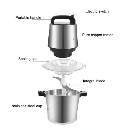 Smart Home Chopper - Slicer & Yam Pounder- 10l - 2000w