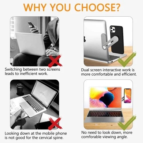 Side Mount Multifunctional Bracket Phone Expansion Magnetic Holder