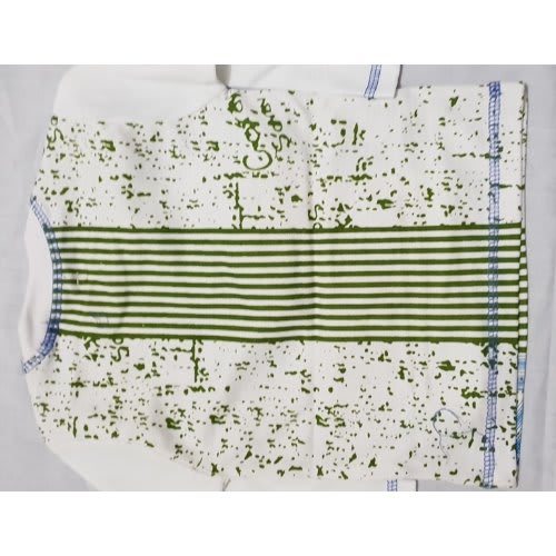 Boys Long Sleeve Round Neck T-Shirt With Jeans Trouser - Green & Blue