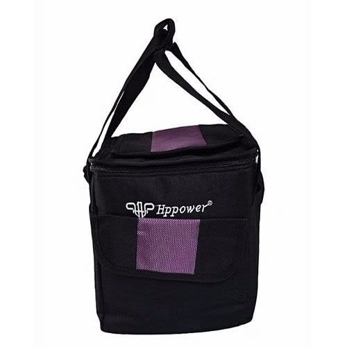 Back To School Unisex Lunch Bag + Handle And Shoulder Carrier - Purple & Black