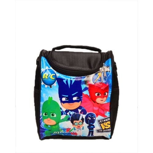 Pj Mask Insulated Lunch Bag- Blue Black