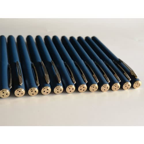 Blue Gel Ink Refine Ballpiont Pens - 12 Pieces