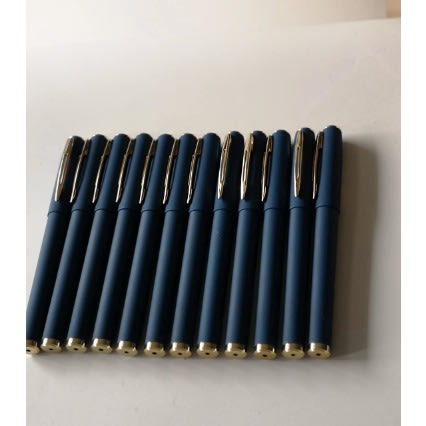 Blue Gel Ink Refine Ballpiont Pens - 12 Pieces