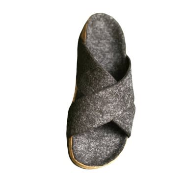 Yomitan - Men Cross Birkenstock Slide - Grey