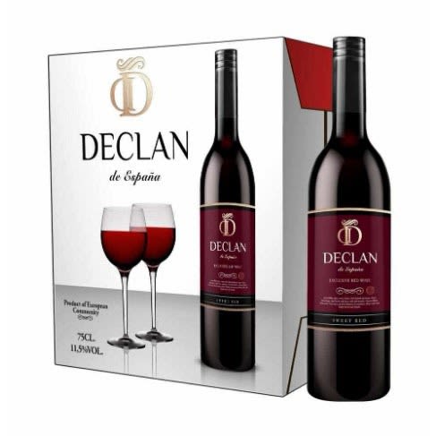Declan Red Wine  -75cl x 6 Bottles